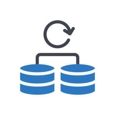 veritabanı vektör resimlerini şeffaf bir arkaplan üzerinde yeniden yükle. Konsept ve grafik tasarım için en iyi kalite sembolleri..