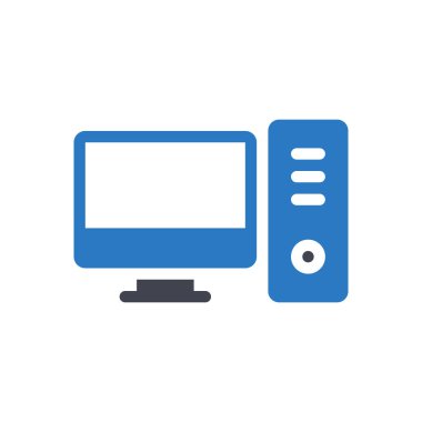 Şeffaf bir arkaplan üzerinde bilgisayar vektör illüstrasyonu. Konsept ve grafik tasarımı için mükemmel kalite semboller..