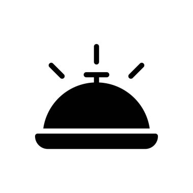 Şeffaf bir arkaplan üzerinde çan vektör illüstrasyonu. Konsept ve grafik tasarım için mükemmel kalite semboller..