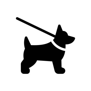 Şeffaf bir arkaplan üzerinde köpek vektör çizimi. Konsept ve grafik tasarımı için mükemmel kalite semboller..