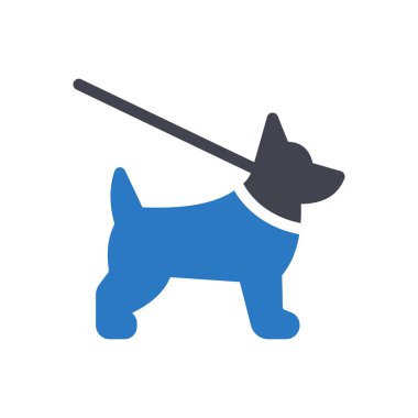 Şeffaf bir arkaplan üzerinde köpek vektör çizimi. Konsept ve grafik tasarımı için mükemmel kalite semboller..