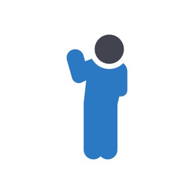 Saydam bir arkaplan üzerinde insan kızgın vektör çizimi. Konsept ve grafik tasarım simgeleri için kaliteli semboller..