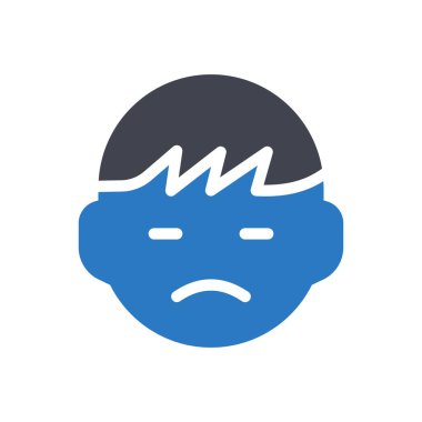 Saydam bir arkaplan üzerinde kızgın yüz vektör çizimi. Konsept ve grafik tasarımı için mükemmel kalite sembolleri..