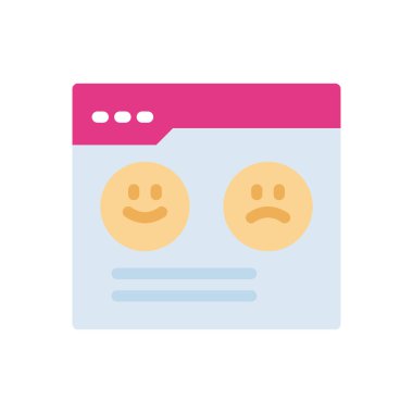 Saydam bir arkaplan üzerinde web sayfası vektör illüstrasyonu. Konsept ve grafik tasarım için premimium kalite simgeleri..