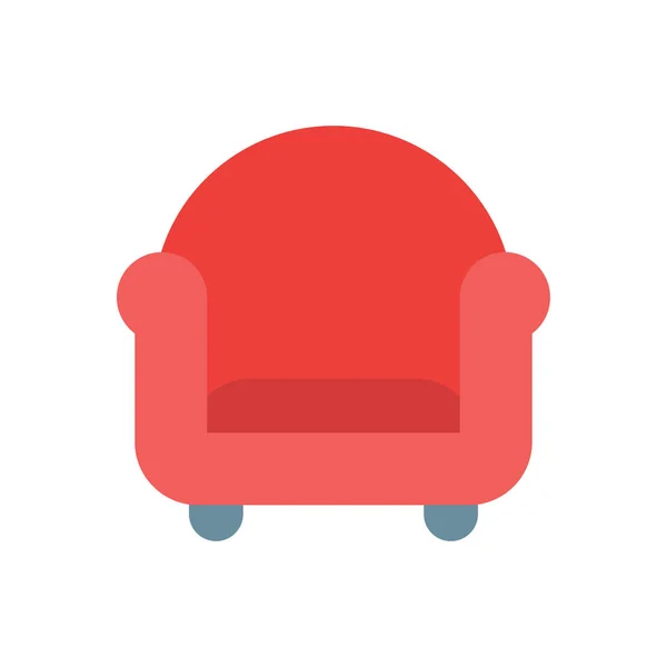 Couch Vector Illustration Transparent Background Premium Quality Symbols Stroke Icon — Vetor de Stock