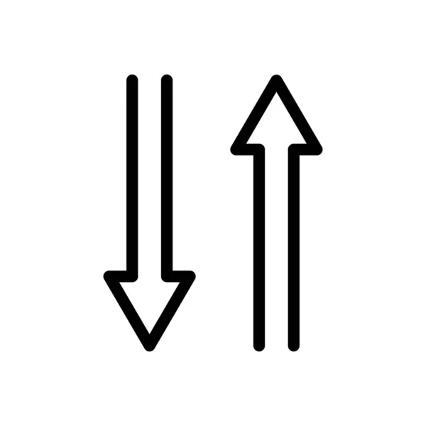 Nach Oben Vektor Illustration Auf Transparentem Hintergrund Symbole Premium Qualität — Stockvektor