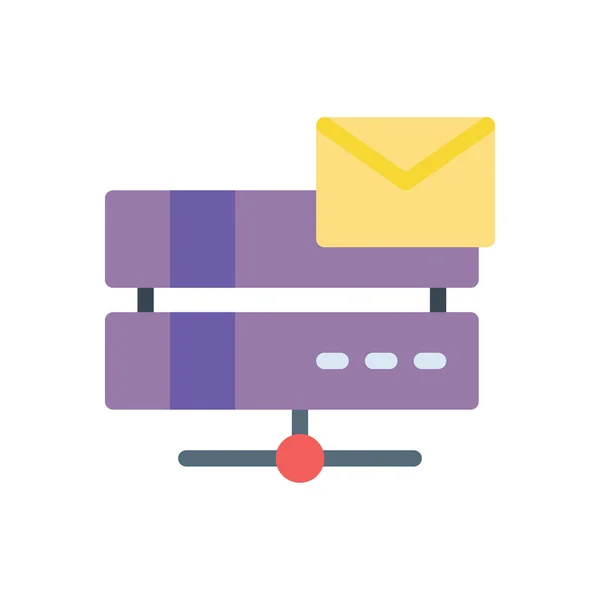 Server Mail Διανυσματική Απεικόνιση Ένα Διαφανές Φόντο Premium Συμβολισμούς Ποιότητας — Διανυσματικό Αρχείο