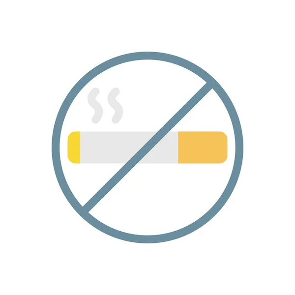 Ban Smoking Vector Illustration Transparent Background Premium Quality Symbols Stroke — Stock vektor