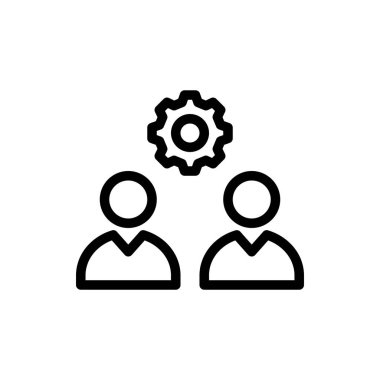 kullanıcı şeffaf bir arkaplan üzerinde vektör illüstrasyonu ayarlıyor.Premium kalite simgeleri. Konsept ve grafik tasarım için ince çizgi simgesi.