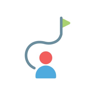 Şeffaf bir arkaplan üzerinde çalışan hedef vektör illüstrasyonu. Konsept ve grafik tasarımı için mükemmel kalite simgeleri..