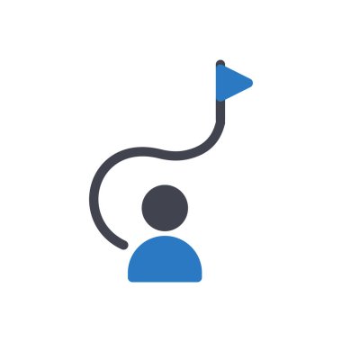 Şeffaf bir arkaplan üzerinde çalışan hedef vektör illüstrasyonu. Konsept ve grafik tasarımı için mükemmel kalite sembolleri..