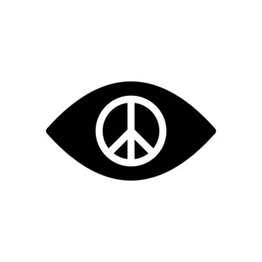 Şeffaf bir arkaplan üzerinde göz vektör çizimi. Konsept ve grafik tasarımı için özel kalite semboller..