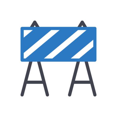 Şeffaf bir arkaplanda bariyer vektör çizimi. Konsept ve grafik tasarımı için özel kalite semboller..