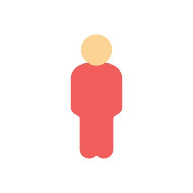 Saydam bir arkaplan üzerinde insan vektör illüstrasyonu. Konsept ve grafik tasarımı için birinci sınıf kalite simgeler..