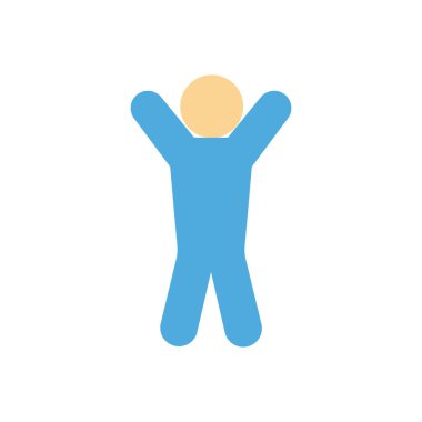 Saydam bir arkaplan üzerinde erkek vektör çizimi. Konsept ve grafik tasarım için kaliteli semboller..