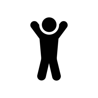 Saydam bir arkaplan üzerinde erkek vektör çizimi. Konsept ve grafik tasarım simgeleri için kaliteli semboller..