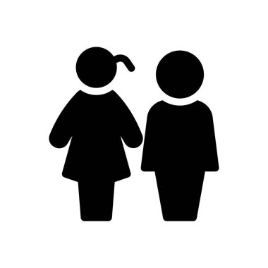 Şeffaf bir arkaplan üzerinde çift vektör çizimi. Konsept ve grafik tasarım için mükemmel kalite sembolleri..