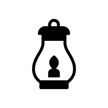 Şeffaf bir arkaplan üzerinde fener vektör çizimi. Konsept ve grafik tasarımı için birinci sınıf kalite semboller..