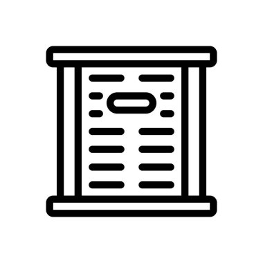 Şeffaf bir arkaplan üzerinde hava kapısı vektör çizimi. Premium kalite semboller. Konsept ve grafik tasarım için ince çizgi simgesi.