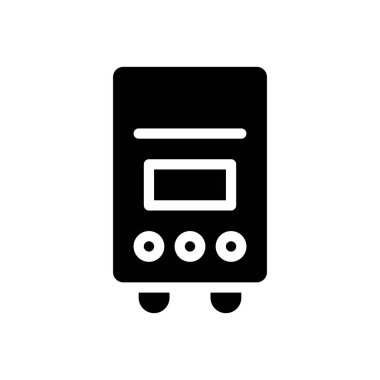 Şeffaf bir arkaplan üzerinde hvac teçhizat vektör illüstrasyonu. Konsept ve grafik tasarım için özel kalite semboller..