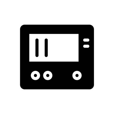 Şeffaf bir arkaplan üzerinde hvac teçhizat vektör illüstrasyonu. Konsept ve grafik tasarım için özel kalite semboller..