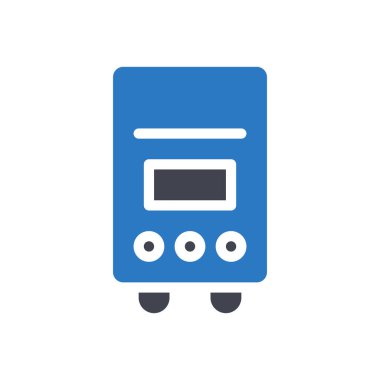 Şeffaf bir arkaplan üzerinde hvac teçhizat vektör illüstrasyonu. Konsept ve grafik tasarım için özel kalite semboller..