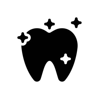 Dişler, şeffaf bir arkaplanda vektör illüstrasyonunu parlatır. Konsept ve grafik tasarım simgeleri için kaliteli semboller..