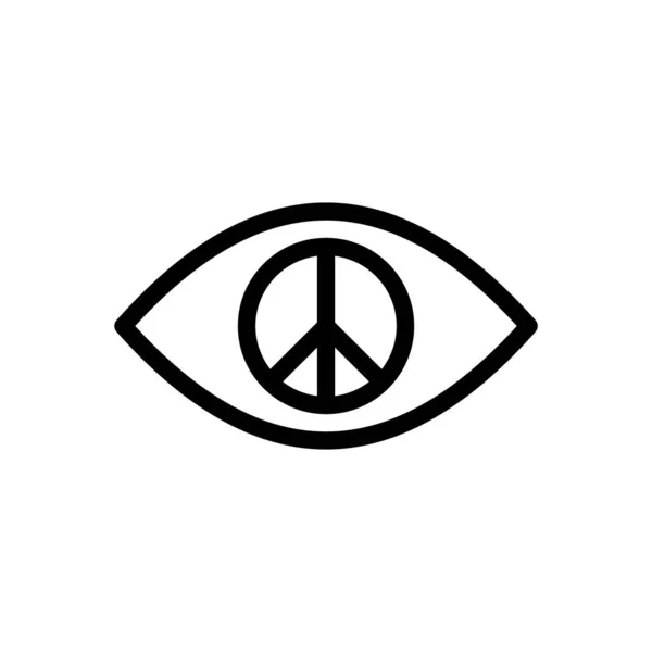 Векторні Ілюстрації Очей Прозорому Фоні Символи Високої Якості Піктограма Тонкої — стоковий вектор