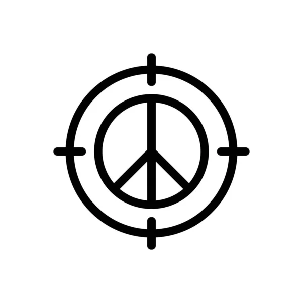 Цільовий Мир Векторні Ілюстрації Прозорому Фоні Символи Якості Премій Піктограма — стоковий вектор