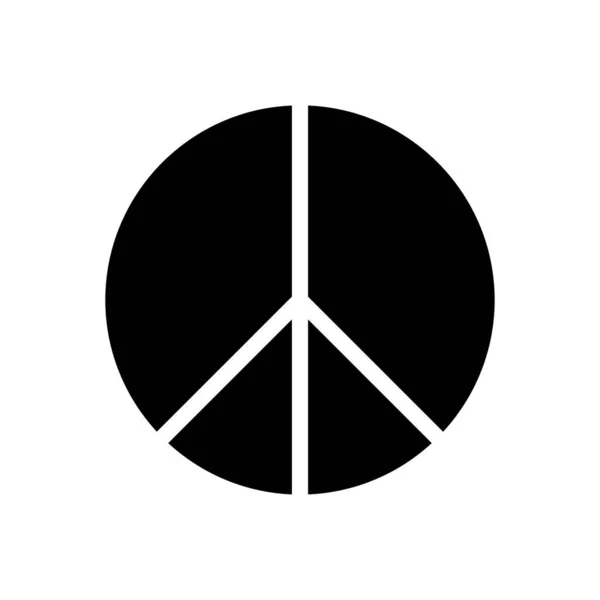 Peace Sign Vector Illustration Transparent Background Premium Quality Symbols Glyphs — 스톡 벡터