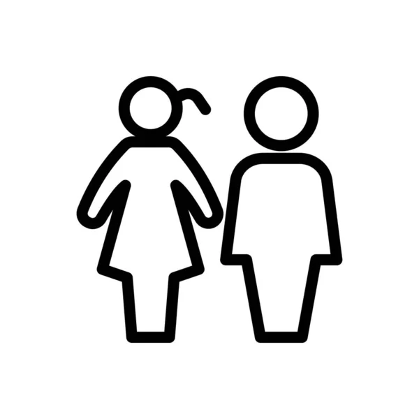 Illustration Vectorielle Couple Sur Fond Transparent Symboles Qualité Premium Icône — Image vectorielle