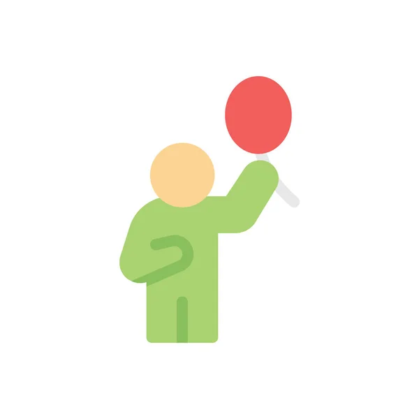 Enfant Illustration Vectorielle Ballon Sur Fond Transparent Symboles Qualité Premium — Image vectorielle