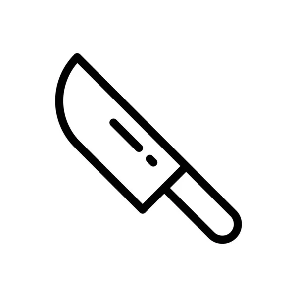 Cuchillo Vector Ilustración Sobre Fondo Transparente Símbolos Calidad Premium Icono — Vector de stock