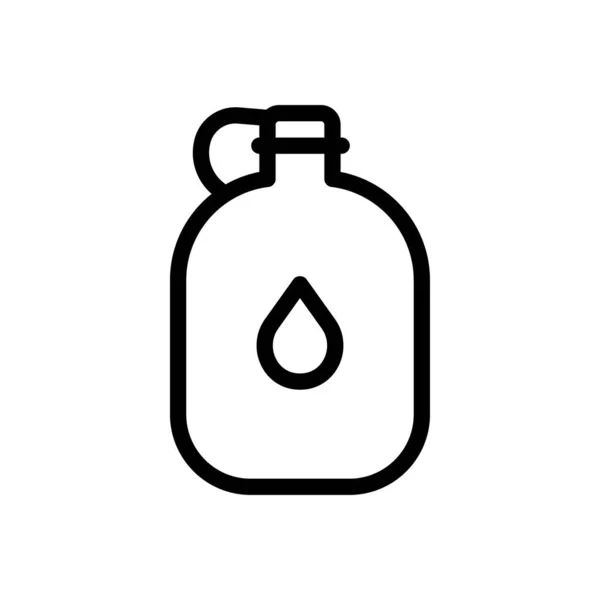 Water Can Vector Illustration Transparent Background Premium Quality Symbols Thin — Image vectorielle