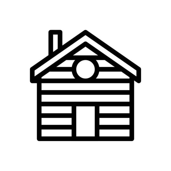 Будинок Векторні Ілюстрації Прозорому Фоні Символи Високої Якості Піктограма Тонкої — стоковий вектор
