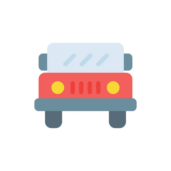 Jeep Vector Illustration Transparent Background Premium Quality Symbols Stroke Icon — 스톡 벡터