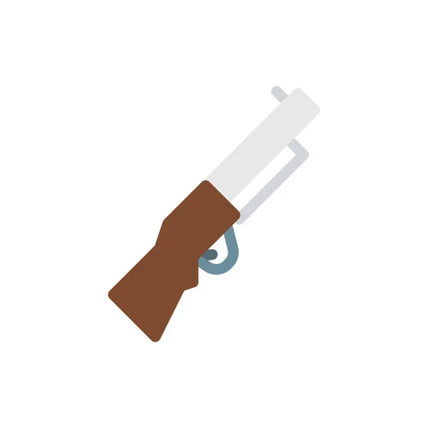 Şeffaf Bir Arkaplan Üzerinde Tüfek Vektör Çizimi Konsept Grafik Tasarım — Stok Vektör