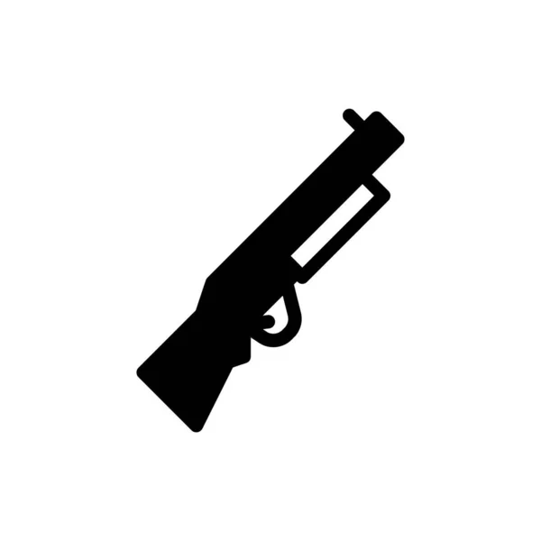 Gewehrvektorillustration Auf Transparentem Hintergrund Symbole Premium Qualität Glyphen Symbol Für — Stockvektor