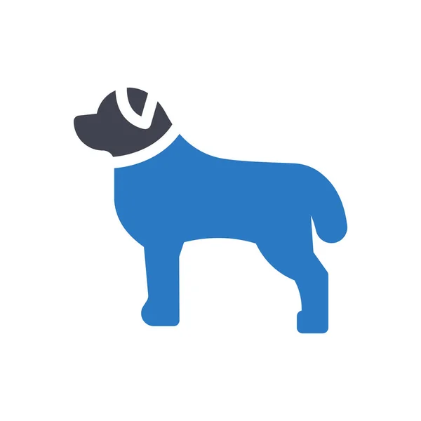 Собака Вектор Иллюстрации Прозрачном Фоне Премиум Символы Качества — стоковый вектор