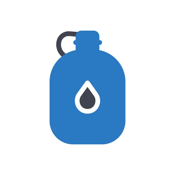 Água Pode Ilustração Vetorial Fundo Transparente Símbolos Qualidade Premium Ícone — Vetor de Stock