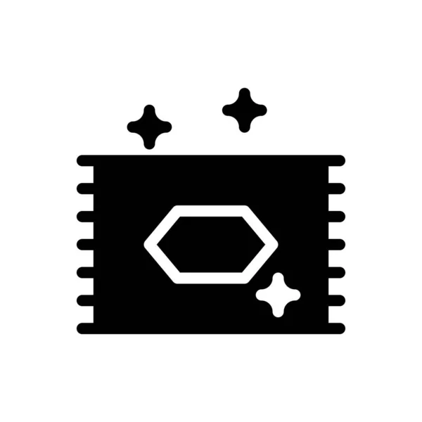 Gambar Vektor Mat Pada Sebuah Background Premium Kualitas Simbol Glyphs - Stok Vektor