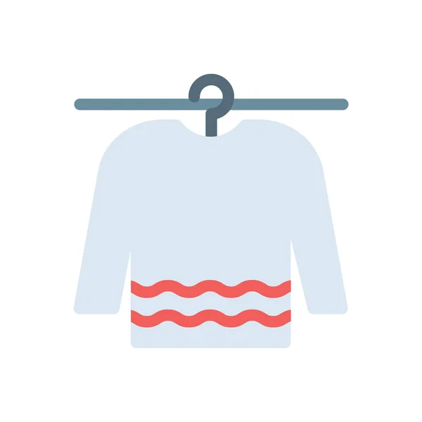 Clothes Hang Vector Illustration Transparent Background Premium Quality Symbols Stroke — Stock Vector