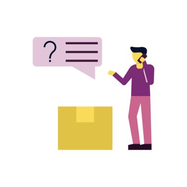 Çocuk bilinmeyen bir paketten bahsediyor..