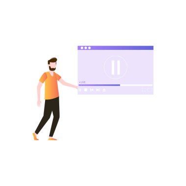 Çocuk videoyu canlı izliyor..