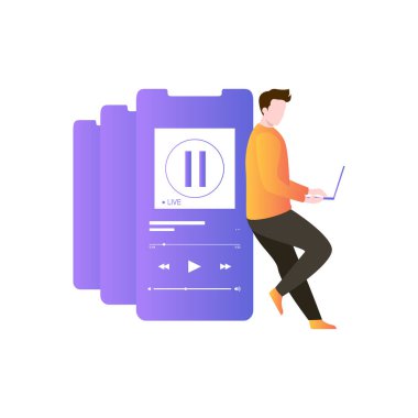 Çocuk videoyu canlı yayınlıyor..