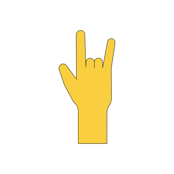 Hand Signaling Love — Stock vektor