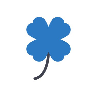 Saydam bir arkaplan üzerinde Yonca vektör çizimi. Konsept ve grafik tasarımı için özel kalite semboller..