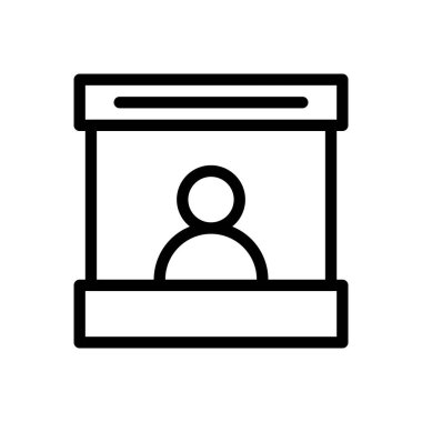 Saydam bir arkaplan üzerinde kumarhane vektör çizimi. Premium kalite semboller. Konsept ve grafik tasarım için ince çizgi simgesi. 