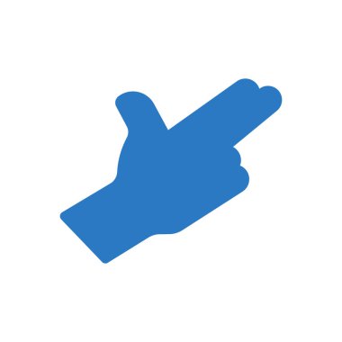 Şeffaf bir arkaplan üzerinde el silah vektör çizimi. Konsept ve grafik tasarımı için en iyi kalite semboller.. 