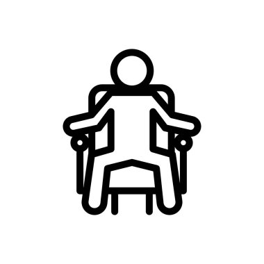 Şeffaf bir arkaplanda lider vektör çizimi. Premium kalite sembolleri. Konsept ve grafik tasarım için ince çizgi simgesi. 